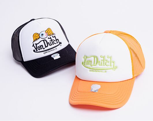 Kšiltovka Von Dutch Atlanta Trucker Foam White/Orange