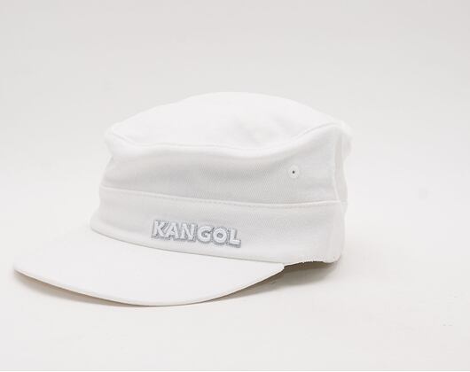 Kšiltovka Kangol - Cotton Twill Army Cap - White