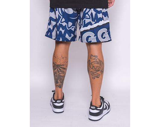Kraťasy Mitchell & Ness NCAA Jumbotron 2.0 Shorts Georgetown University Navy / Grey