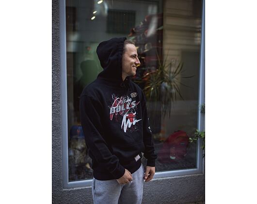Mikina Mitchell & Ness Hyper Hoops Hoodie Chicago Bulls Black