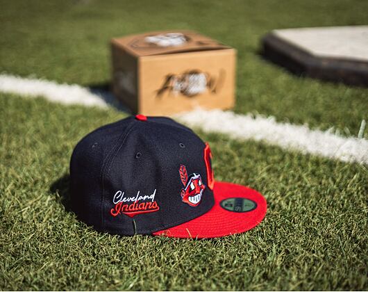 New Era × Adam Wave 59FIFTY MLB “Banned” Cleveland Indians Fitted