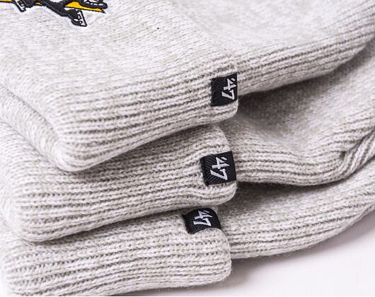 Kulich '47 Brand NHL Pittsburgh Penguins Brain Freeze '47 Cuff Knit Grey