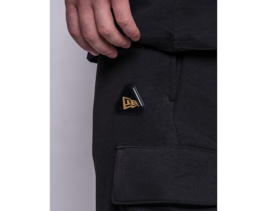 Tepláky New Era Seasonal Cargo Sweatpants Black / Yellow