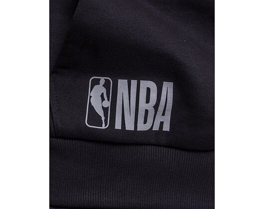 Mikina New Era NBA Half Logo Oversized Hoody Brooklyn Nets Black / White