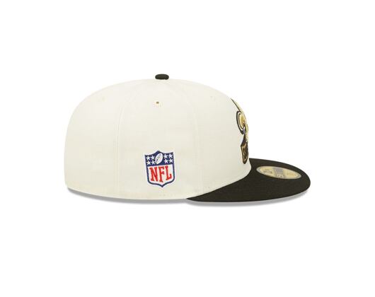 Kšiltovka New Era 59FIFTY NFL22 Sideline New Orleans Saints Off White / Team Color