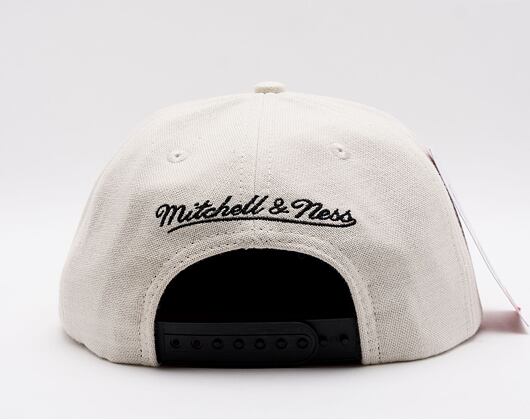 Kšiltovka Mitchell & Ness Cut Away Snapback Nba Toronto Raptors Off White