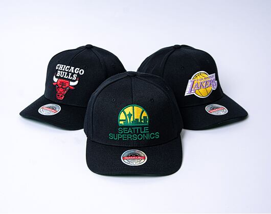 Kšiltovka Mitchell & Ness Classic Red Snapback Seattle Supersonics Black