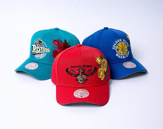 Kšiltovka Mitchell & Ness Secondary Roses Pro Snapback Hwc Miami Heat Red