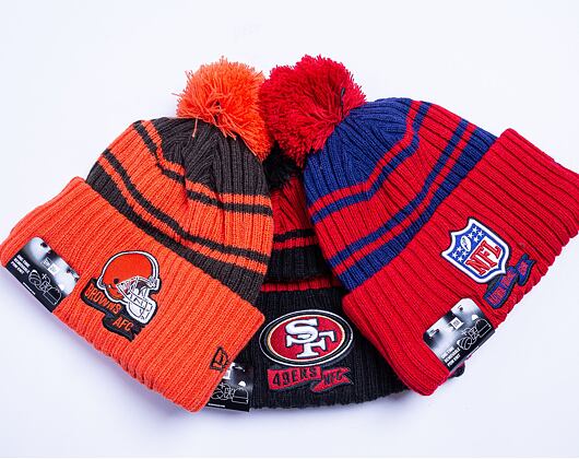 Kulich New Era NFL22 Sideline Sport Knit Cleveland Browns Team Color