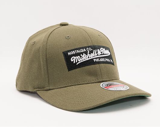 Kšiltovka Mitchell & Ness Box Logo Classic Snapback Branded Olive