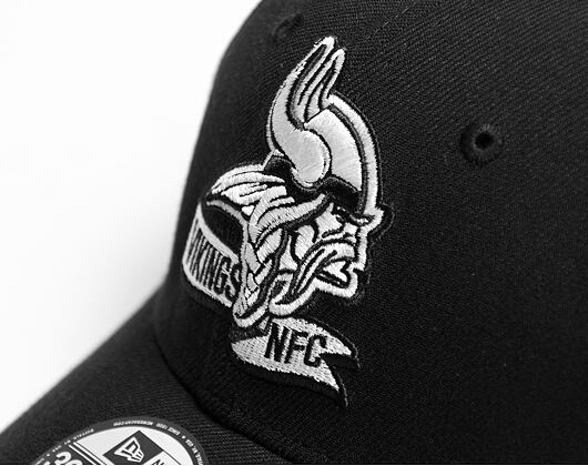 Kšiltovka New Era 39THIRTY NFL22 Sideline Minnesota Vikings Black / White