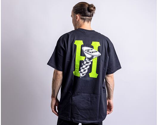Triko HUF Hardware T-Shirt Black