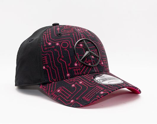 Kšiltovka New Era 9FORTY Rep All Over Print Mercedes-Benz Grand Prix Black / Digi Print