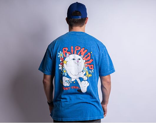 Triko Rip & Dip Don’t Trip Tee Cornflower Blue Mineral Wash