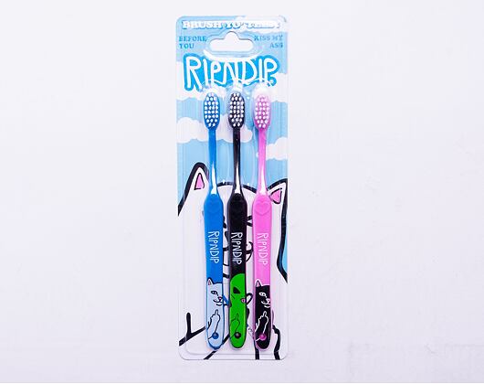 Set zubních kartáčků Rip & Dip RIPNDIP Characters Toothbrush 3 Pack Multi