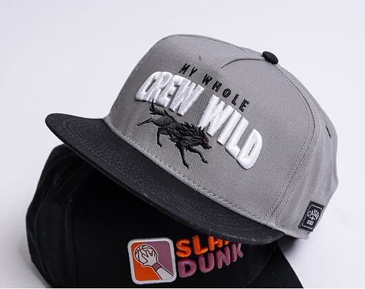 Kšiltovka Cayler & Sons Crew Wild Cap Grey/Black