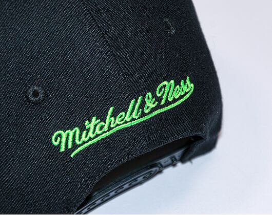 Kšiltovka Mitchell & Ness HWC Slime Drip Classic Red Miami Heat Black