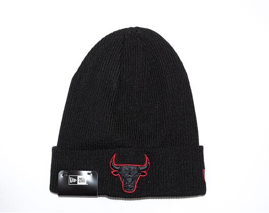 Kulich New Era NBA Neon Pack Cuff Beanie Chicago Bulls Black/Red