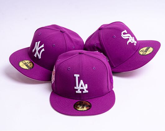 Kšiltovka New Era 59FIFTY "Sparkling Grape" MLB 50th Anniversary Los Angeles Dodgers Cooperstown