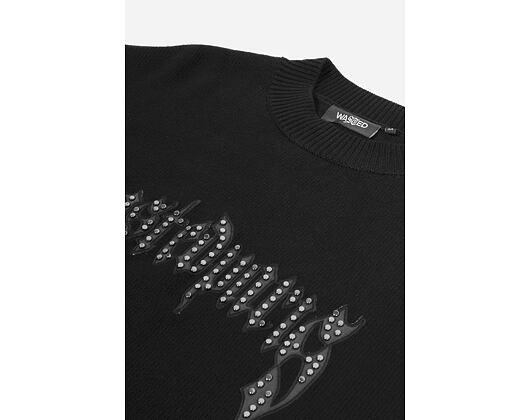 Svetr Wasted Paris Sweater Iron Pitcher - Black