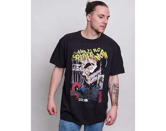 Triko HUF x Spider-Man Brock Washed T-Shirt washed black