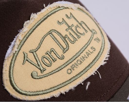 Kšiltovka Von Dutch Ody Trucker Cotton Twill Brown/Tan