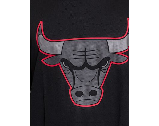 Triko New Era NBA OS Outline Mesh Tee Chicago Bulls Black/Red