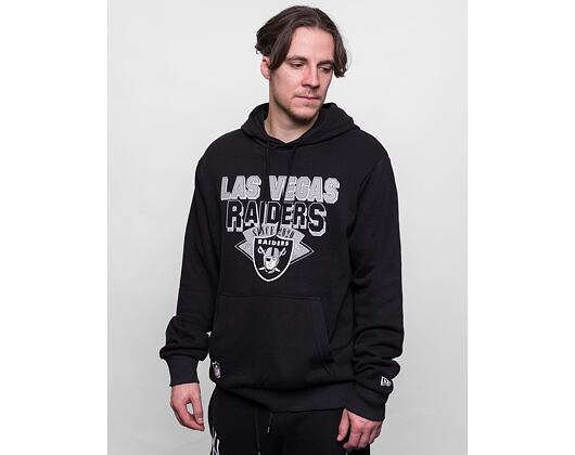 Mikina New Era NFL Team Logo Pull Over Hoody Las Vegas Raiders Black/White