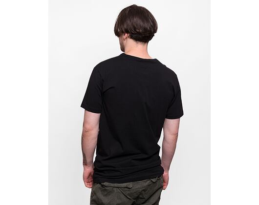 Triko Urban Classics Fitted Stretch Tee Black