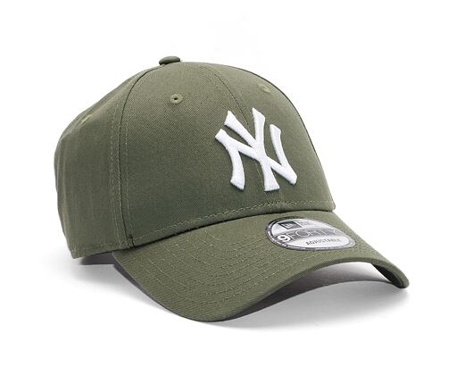 Kšiltovka New Era - MLB Essential 9FORTY - NY Yankees - New Olive / White