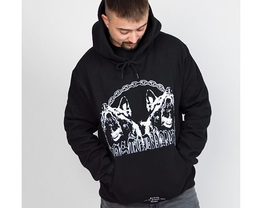 Mikina Wasted Paris Hoodie Unleashed - Black