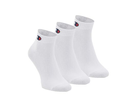 Ponožky Champion 3pk Quarter Socks WHT/WHT/WHT