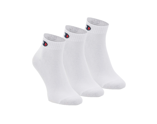 Ponožky Champion 3pk Quarter Socks WHT/WHT/WHT