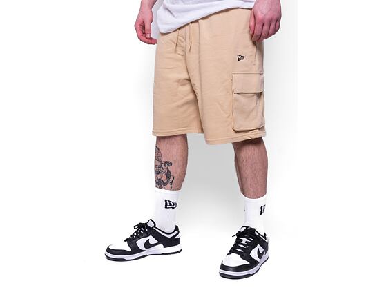 Kraťasy New Era Essentials Cargo Shorts Oat Milk / Black