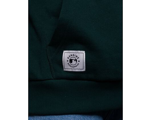 Mikina New Era Heritage Oversized Hoody Oakland Athletics Dark Green / Off White
