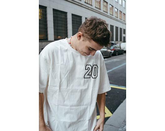 Triko New Era Contemporary Oversized Tee Off White / Black
