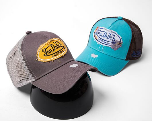 Kšiltovka Von Dutch Trucker Kalmar Grey/Grey