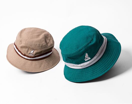 Klobouk Kangol Stripe Lahinch Turf Green