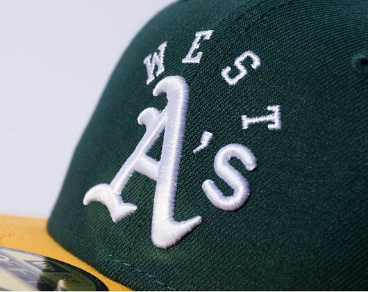 Kšiltovka New Era 59FIFTY MLB Team League 5 Oakland Athletics Dark Green