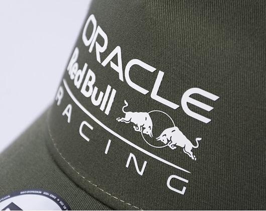 Kšiltovka New Era 9FORTY Seasonal Trucker Redbull F1 Olive