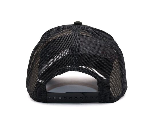 Kšiltovka New Era 9FORTY A-Frame Trucker Sign Black / Scarlet