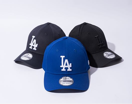 Kšiltovka New Era League Essential Los Angeles Dodgers 39THIRTY Light Royal/White