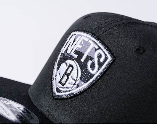 Kšiltovka New Era 9FIFTY NBA Print Infill Brooklyn Nets Black