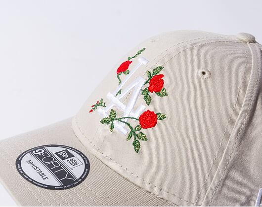 Kšiltovka New Era 9FORTY MLB Flower Los Angeles Dodgers Stone