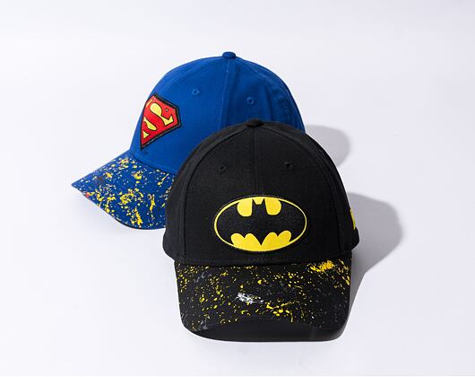 Dětská kšiltovka New Era 9FORTY Kids DC Paint Splatter Batman Black