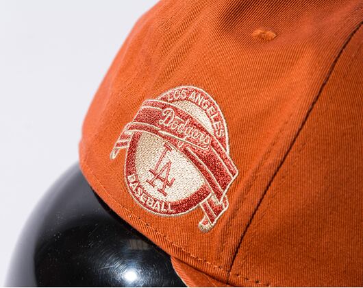 Kšiltovka New Era 9FIFTY MLB Side Patch Los Angeles Dodgers Redwood / Oat Milk