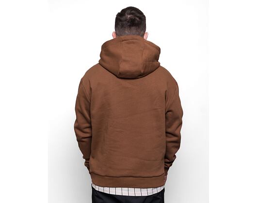 Mikina Karl Kani Small Signature Essential Hoodie brown