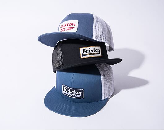 Kšiltovka Brixton Palmer Proper MP Mesh Cap Pacific Blue / White