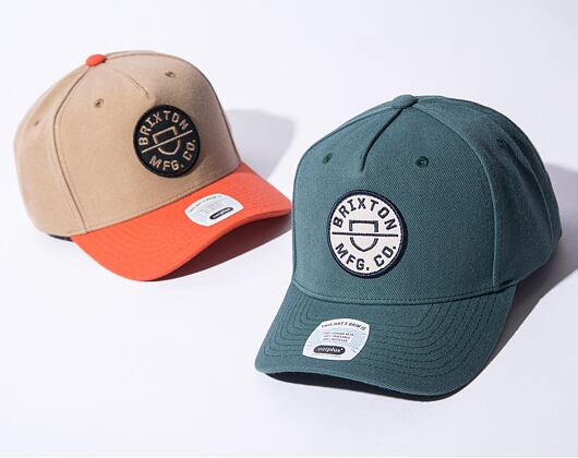 Kšiltovka Brixton Crest C MP Snapback Spruce