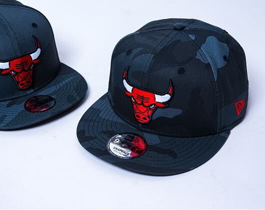 Kšiltovka New Era 9FIFTY NBA Team Camo Chicago Bulls Midnite Camo